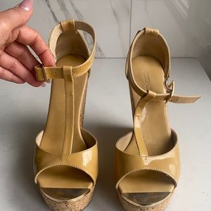 Jimmy chop Wedge sandals